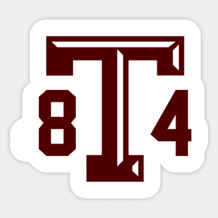 Texas 8&4 Sticker